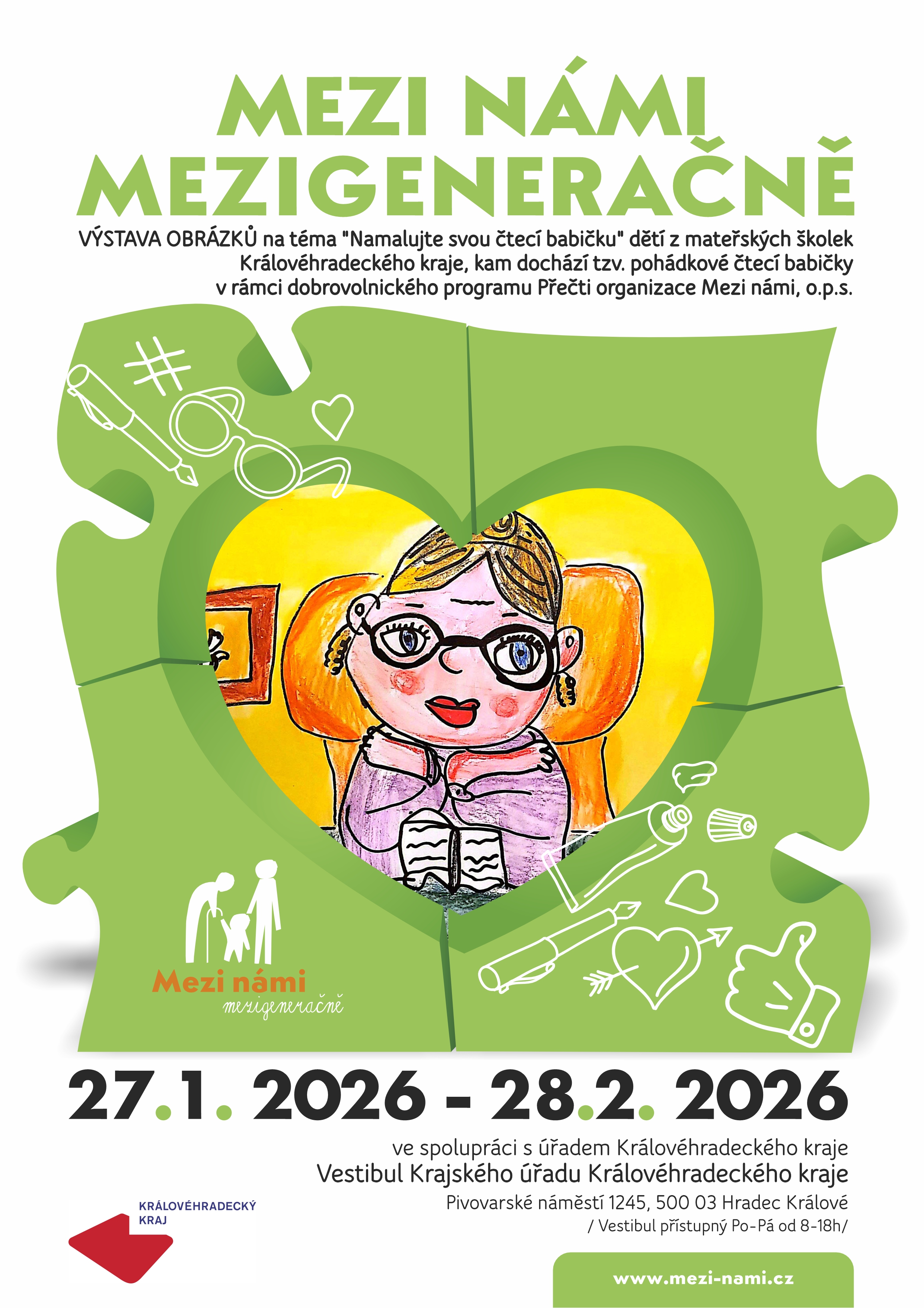 obrázek zpráva Výstava "Namaluj svou čtecí babičku"